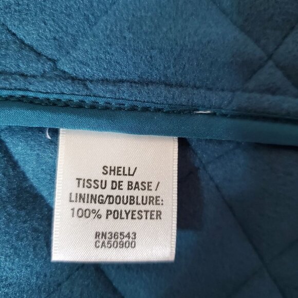 Van Heusen Pink Quilted Vest Full Zip Standing Collar Polyester Women XSmall NEW - Picture 6 of 7